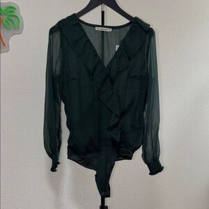Abercrombie & Fitch Elegant Green Women's BodySuit